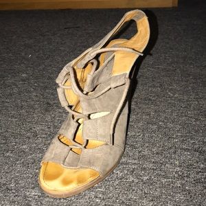 Suede Wedges